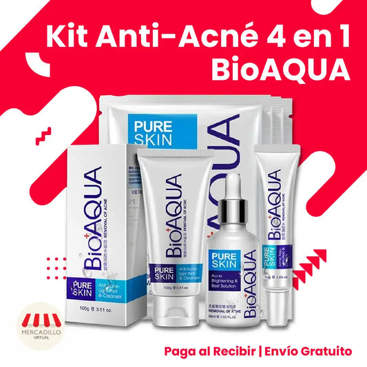 BIOAQUA® - Pack Antiacné 4 en 1